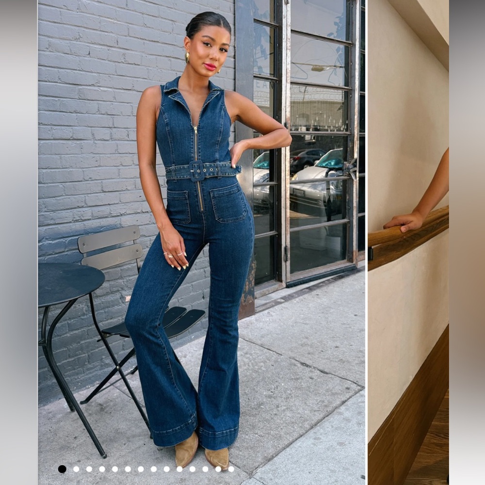 SHOW ME YOUR MUMU JACKSONVILLE JUMPSUIT IN THUNDER (read description)